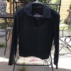 Women leather jacket, size small